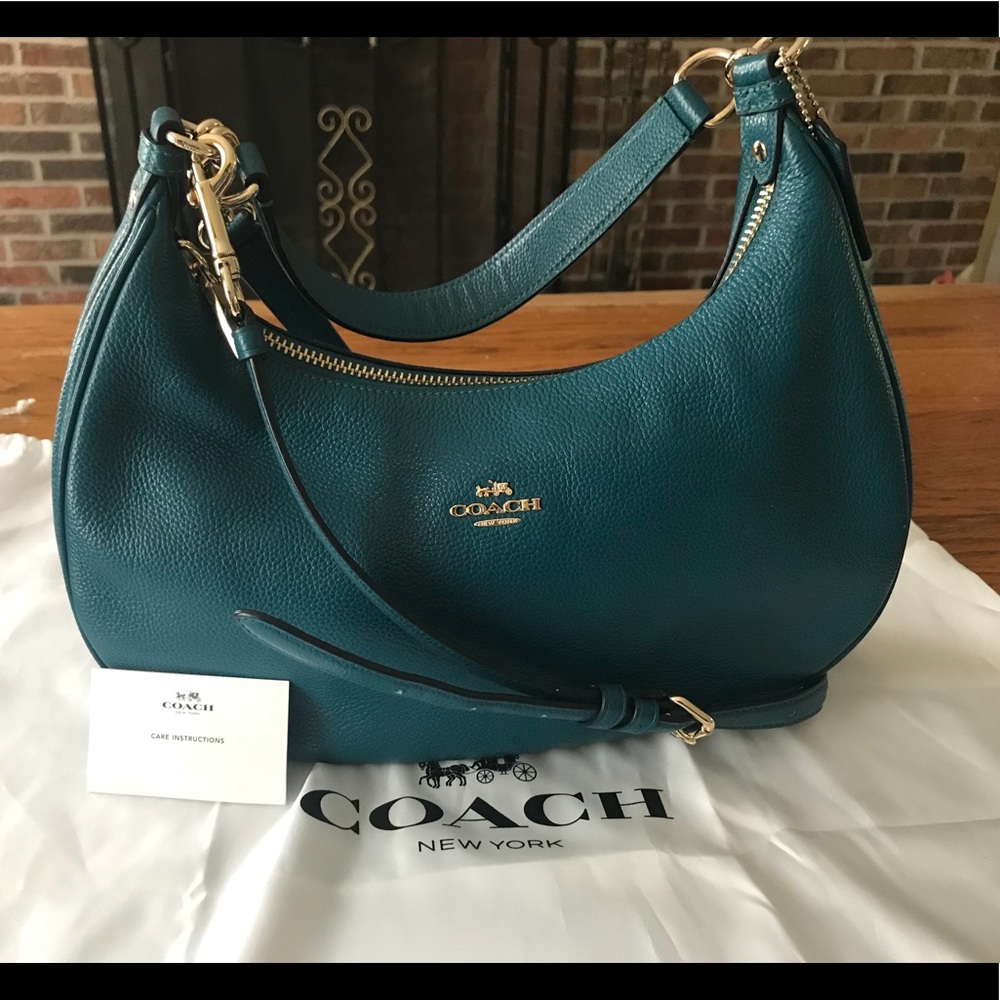 Authentic Teal Coach Bag